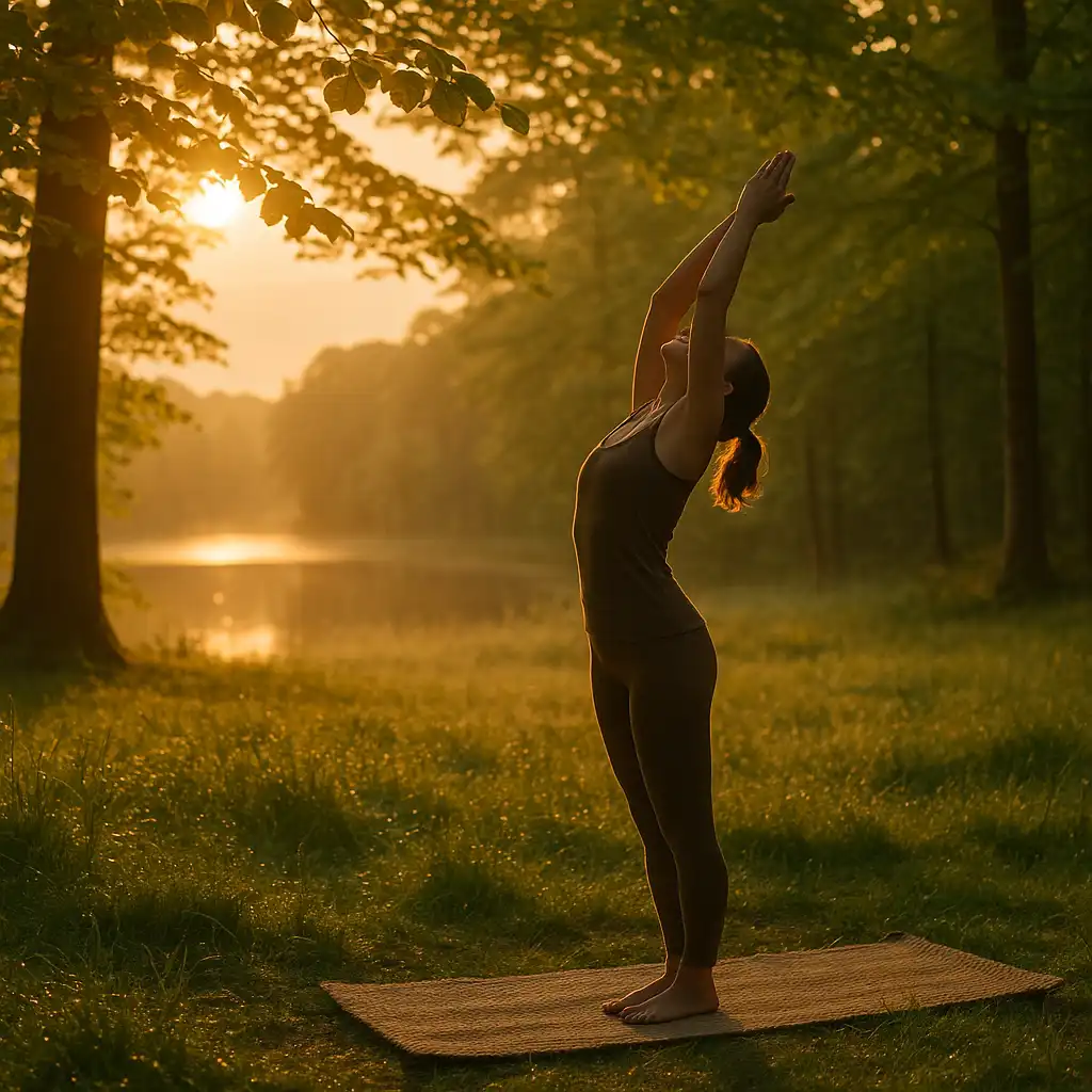 Solhilsen i det grønne: Yogaoplevelser i Flamingo Naturpark